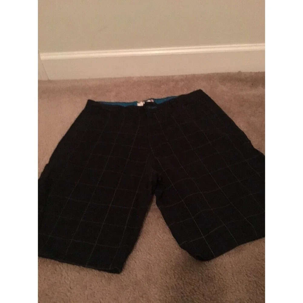 Op Men’s Plaid Shorts Pockets Size 34 Regular Fit